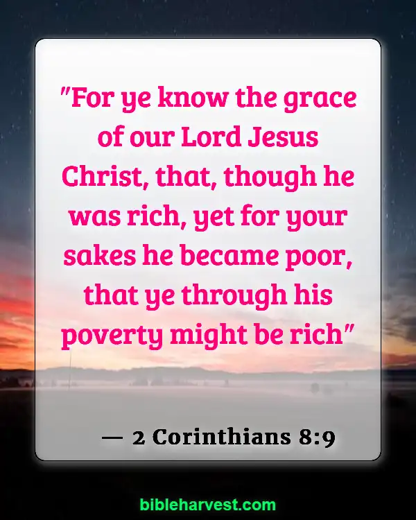 Bible Verses About Wealth (2 Corinthians 8:9)