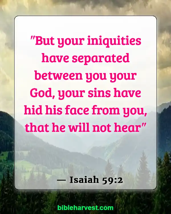 Bible Verses About Sin (Isaiah 59:2)