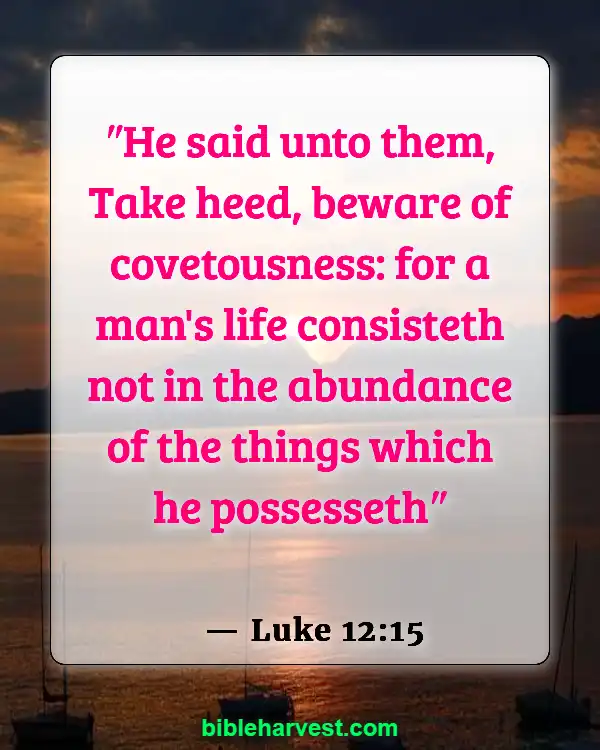 Bible Verses About Wealth (Luke 12:15)