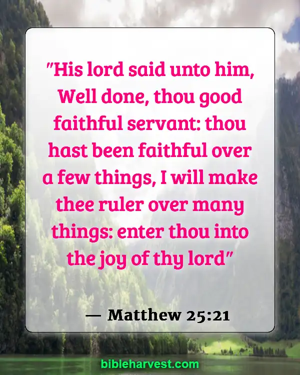 Bible Verses About Wealth (Matthew 25:21)