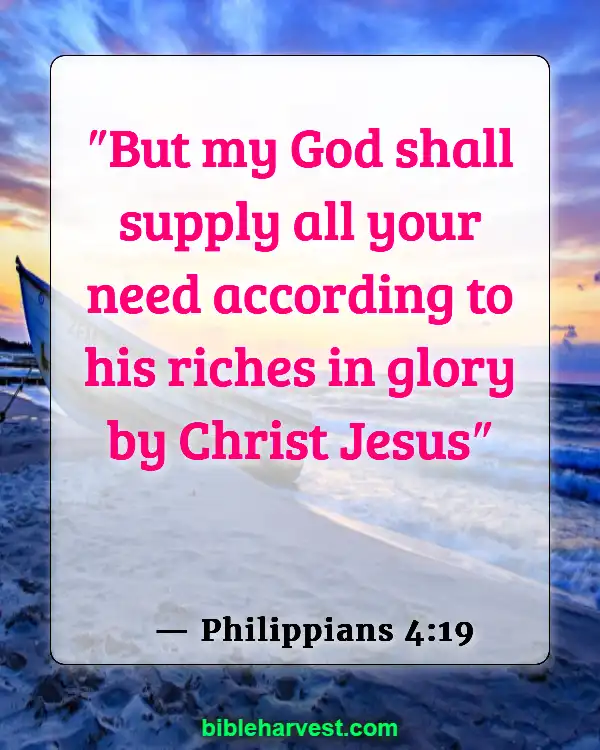 Bible Verses About Wealth (Philippians 4:19)