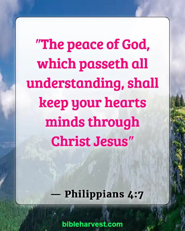 Bible Verses About Sadness (Philippians 4:7)