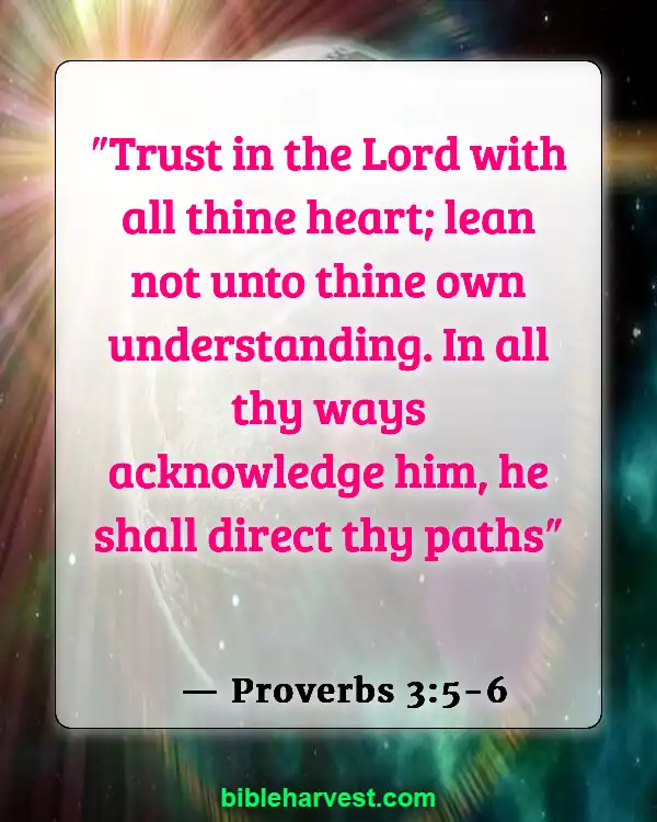 God Has A Plan For Your Life Bible Verse (Proverbs 3:5-6)