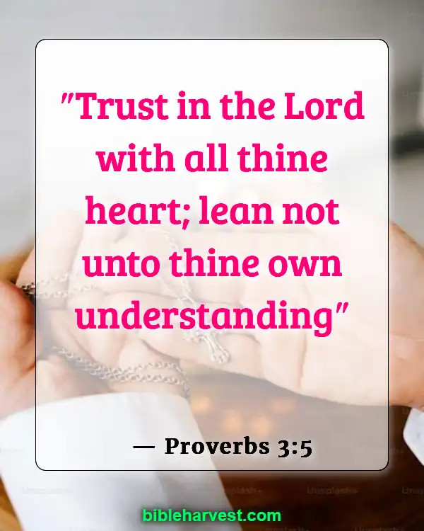 Bible Verses About Strength and Courage (Proverbs 3:5)
