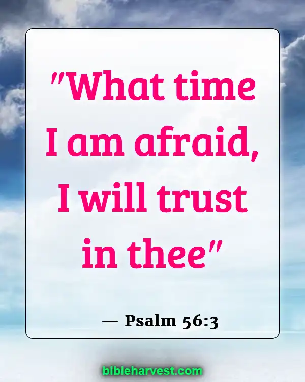 Bible Verses About Strength and Courage (Psalm 56:3)
