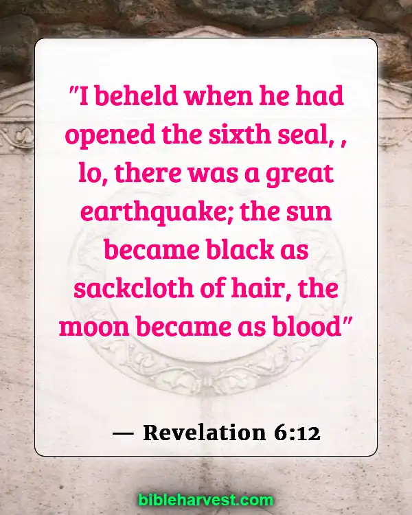 Bible verses About Earthquake (Revelation 6:12)