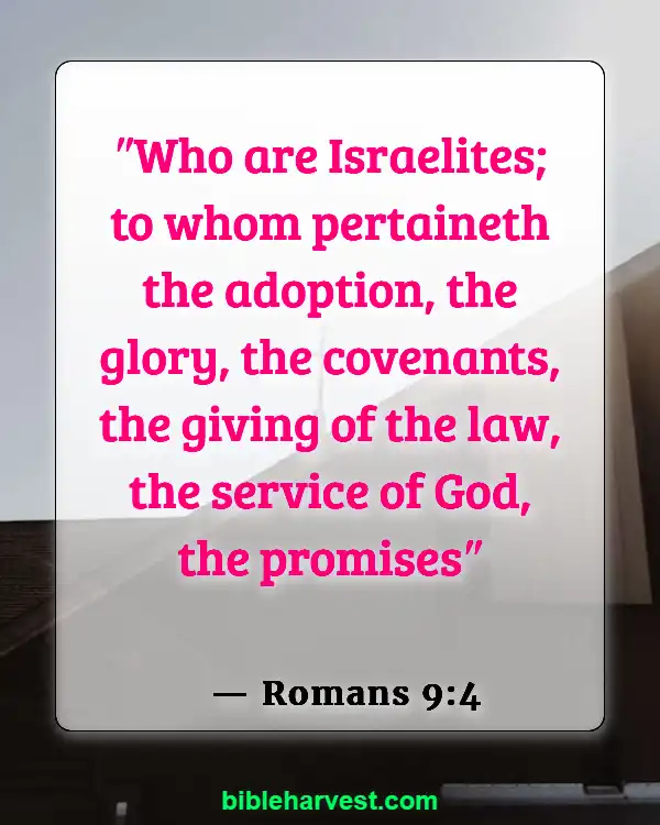 Verses About Israel (Romans 9:4)